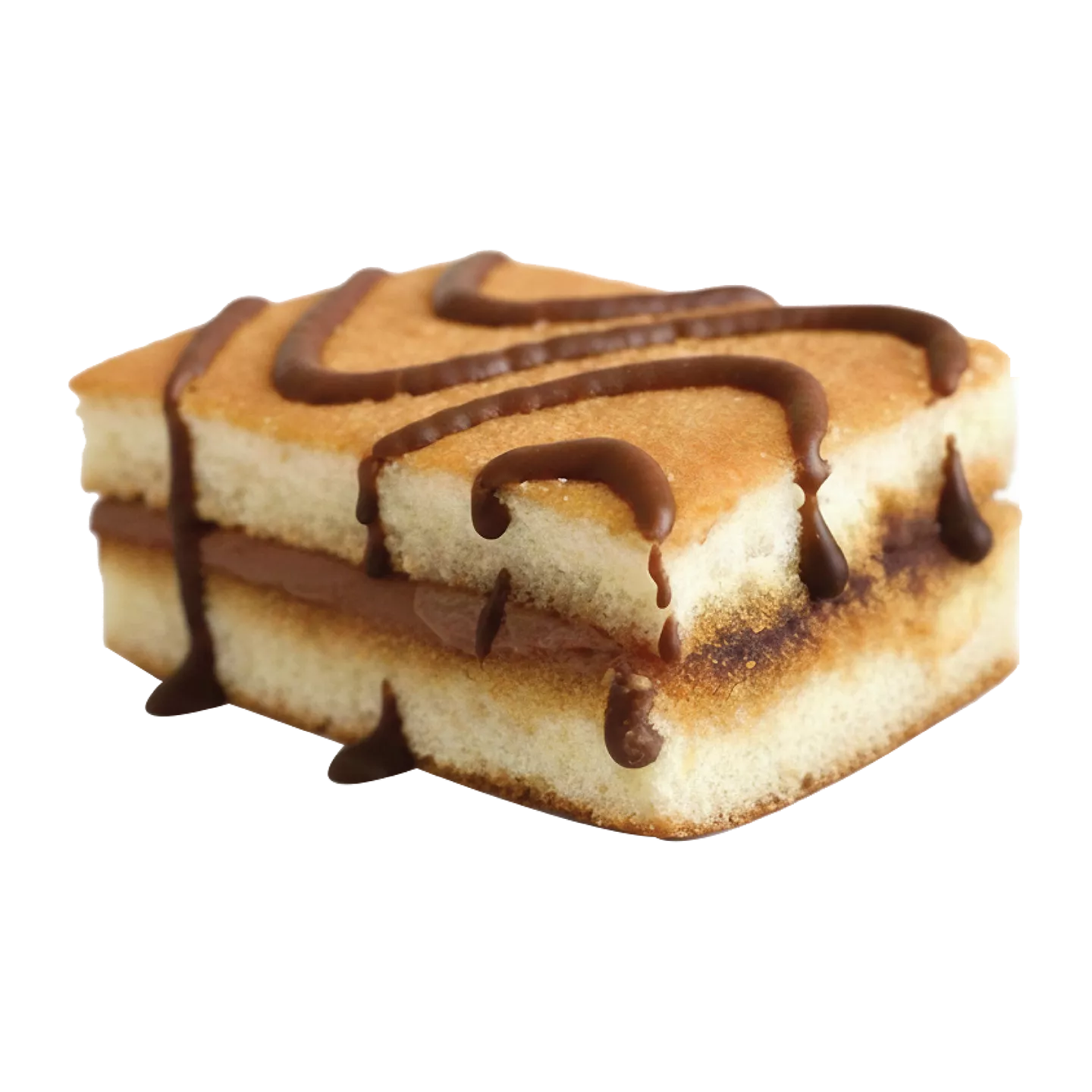 کیک دولایه شفاف