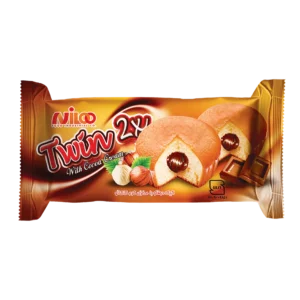 کیک دوقلو مغزدار نیلو